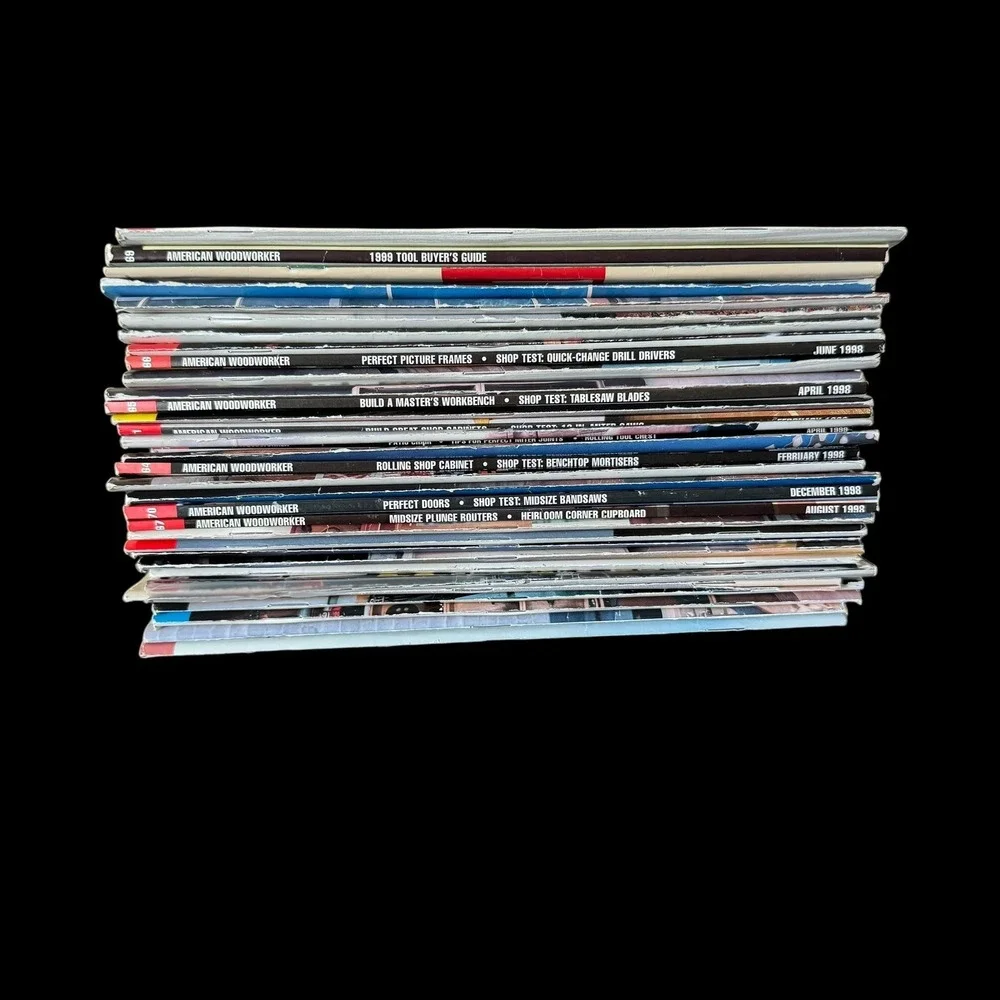 American Woodworker 1990s‎ Magazines Lot of 33 Woodworking DIY Project Ideas